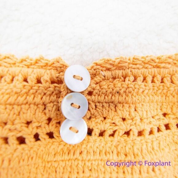 NEW Free People She Made Me Essential High-Waisted Crochet Bikini Bottoms , M - Picture 6 of 14